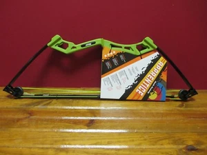 New BEAR APPRENTICE Youth Bow Set RH W/ 2 Arrows & Arrow Rest Flo Green Ages 4-7 - Picture 1 of 7