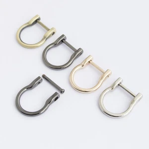 Metal Detachable D Ring Screw Pin Bow Shackle Handbag Replacement 18mm/25mm - Picture 1 of 5