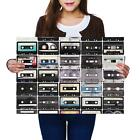 A2 | Retro Cassette Tape Music Vintage Size A2 Poster Print Photo Art Gift #8393