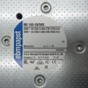 Ebm-Papst 230V 47W Radial Blower RG160-28/56S - Picture 1 of 2