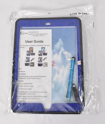 Cellular 360 iPad Air 2 Shockproof Case Rotatable Kickstand Handle X001E5IIUZ - Image 1 of 3