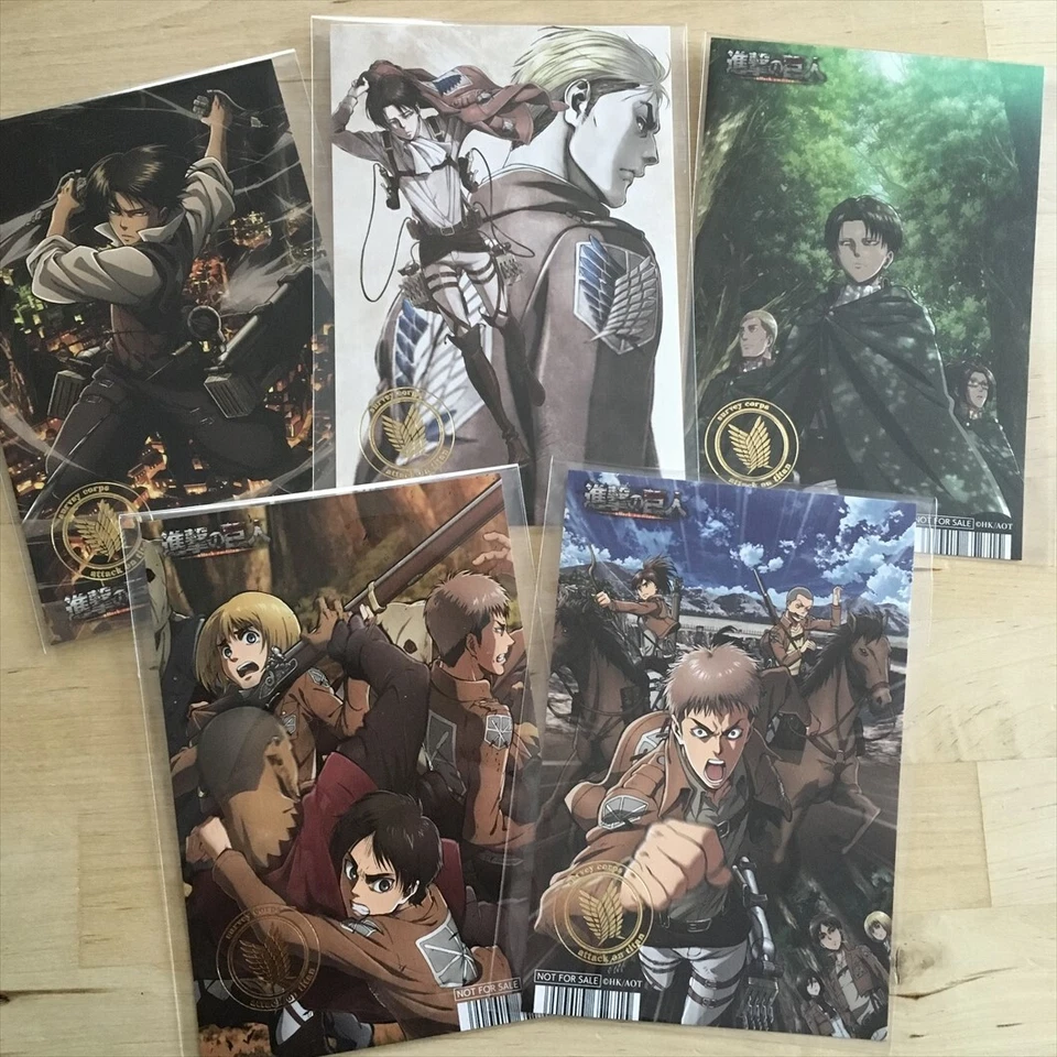 Attack on Titan - Illustration card animate Limited - Eren Armin Jean / Sasha Co - Image 1 of 1