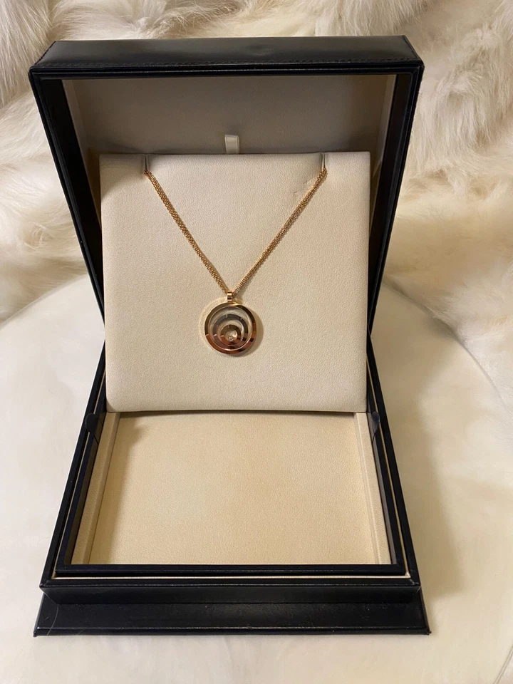 Happy Spirit Schwebende Halskette von Chopard, Schweizer Diamant, 18 Karat - Bild 1 von 4