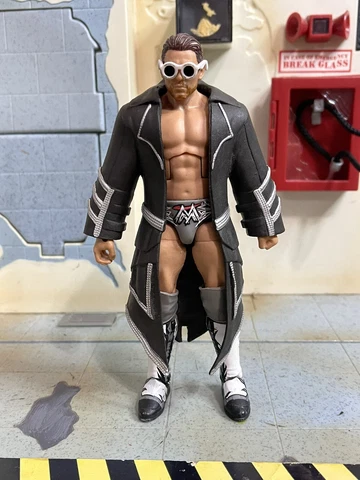 WWE Elite Collection THE MIZ Entrance Jacket w Bonus Sunglasses Series 24 Figure Cover
