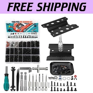 Handy 1100-Piece RC Screw Kit & Work Stand for Traxxas, Axial, Redcat and More - Picture 1 of 8