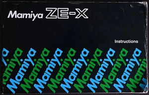 Original Mamiya ZE-X Camera User Manual 1983 Edition - Excellent - Picture 1 of 7