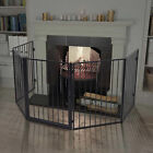Fireguard Fireplace Grills Hearth Gate Safety Fence for Pets  Dog Steel H6M4