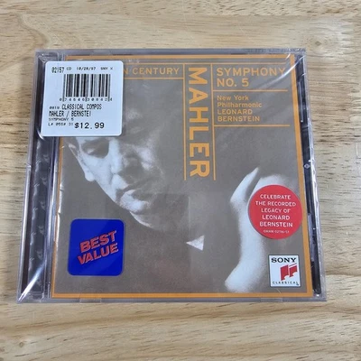 GUSTAV MAHLER LEONARD BERNSTEIN - Mahler: Symphony No. 5 - CD - *SEALED/NEW* Foto 1 de 3