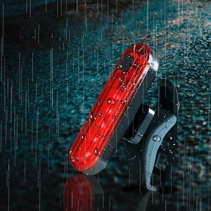 Luz Trasera USB Recargable para Bicicleta 4 Modos Brillantes IPX4 Impermeable - Imagen 1 de 28