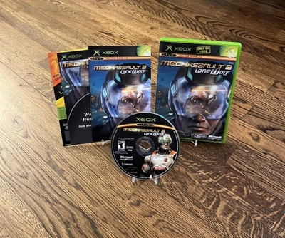 MechAssault 2: Lone Wolf (Microsoft Xbox, 2004) Complete with Manual CIB - Image 1 of 2