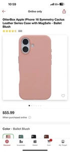 OtterBox Apple iPhone 16 Symmetry Cactus Leather Series Case with MagSafe - Imagen 1 de 3