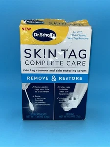 Dr. Scholl's Skin Tag Complete Care Remover and Skin Restoring Serum Open Box - Picture 1 of 4