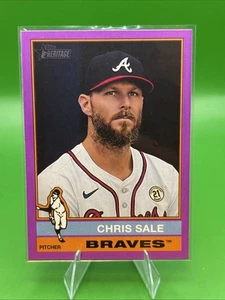 Topps Heritage Chris Sale Pink Border #257 - Picture 1 of 2