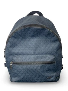 Michael Kors Leather Backpack – Dark Blue & Black – Used (Minor Damage) - Picture 1 of 9