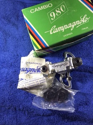 Vintage Campagnolo 980 Script Rear Derailleur Eroica 1980s Race NIB - Image 1 of 2