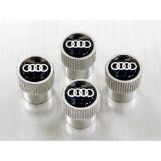 Genuine Audi Valve Stem Caps Carbon Fiber ZAW-071-215 - Image 1 of 3