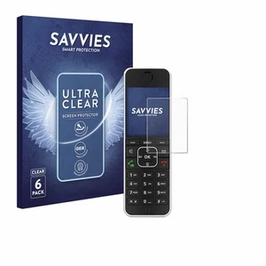 6x Folie für AVM Fritz!Fon C6 Black Schutzfolie Displayschutz Display Klar - Zdjęcie 1 z 11