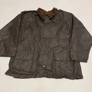 Waxed Style Jacket Mens L XL Waterproof Made in Italy Chore Utility Lined - Picture 1 of 12