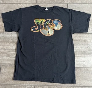 Camiseta De Colección Yes Album Close to the Edge Going For the One Negra Etiqueta Grande Yunque - Imagen 1 de 6