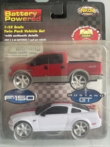 Ford F-150 & Mustang GT Diecast Set – 1:32 Scale Metal Models, Battery Operated - Picture 1 of 7