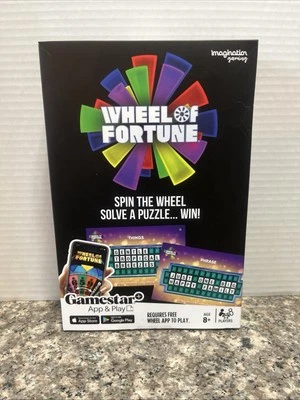 New &Sealed Wheelof Fortune Spin The Wheel Solve A Puzzle.Win!, 8+, Players 3-4 - Image 1 of 4