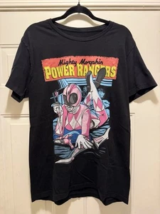 Mighty Morphin Power Rangers Pink Ranger Pulp Fiction Shirt - Picture 1 of 4