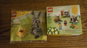 LEGO Seasonal: Easter Egg Hunt (40237)  and Easter Bunny (40053)  New Sealed
