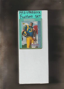 1993 UPPER DECK FOOTBALL COMPLETE 530-CARD HAND COLLATED SET W/BETTIS, BLEDSOE - Picture 1 of 1