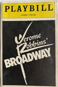 Jerome Robbins' Broadway - Broadway Playbill - Aug 1989 - Terrence Mann - Bild 1 von 3