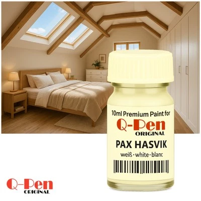 Lackstift für IKEA PAX Hasvik weiß · Möbel Reparatur · Q-Pen Original - Bild 1 von 4