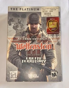 Sealed Return to Castle Wolfenstein Platinum Edition + Enemy Territory PC 2003 - Picture 1 of 9