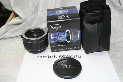 2x Teleconverter LENS f/ CANON EOS FILM & DIGITAL CAMERA by Kenko TELEPLUS HD DG - Image 1 of 3