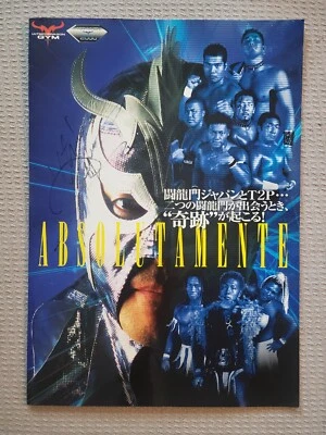 Torumon Japanese Wrestling Program 2000 Ultimo Dragon Gym. Firmado. Foto 1 de 4