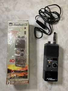 Vintage GE General Electric 40 Channel Handheld CB Radio 3-5979 With Box (read) - Picture 1 of 24
