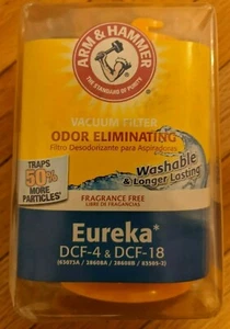 Eureka Vacuum Filter Model  DCF-4 & DCF-18 by Arm & Hammer NEW Fragrance Free - Picture 1 of 3