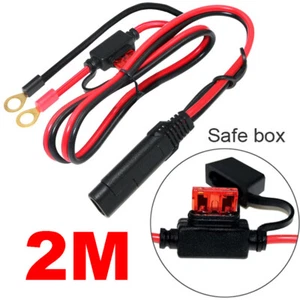 2M 16AWG SAE Terminal Battery Power Cord Cable Tender Harness Wire Extension - Picture 1 of 13