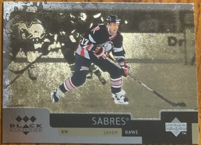 1997-98 Black Diamond Triple Diamond Jason Dawe #30 Buffalo Sabres - Image 1 of 2