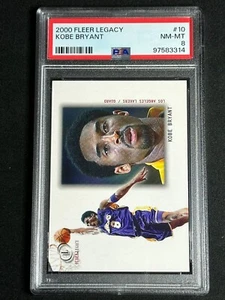 2000 Fleer Legacy Kobe Bryant #10 PSA Graded Card Lakers HOF Mamba - Bild 1 von 2