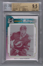 2014-15 The Cup Nikita Nesterov Rookie Masterpieces Plate RC #'ed 1/1 BGS 9.5