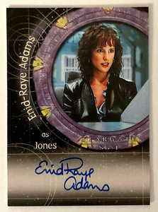 Stargate SG-1 Season 6 Autograph Card A27 Enid-Raye Adams as Jones