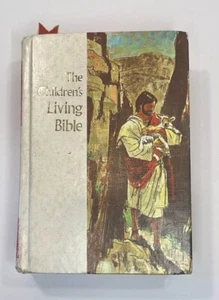 The Children’s Living Bible 1971 Tyndale Hardcover Illustrated Vintage Christian - Foto 1 di 12