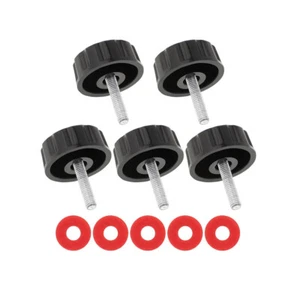 5× Fishing Reel Handle Screw Nut Caps Fishing Reel Parts for Spinning Reel Crank - Picture 1 of 9