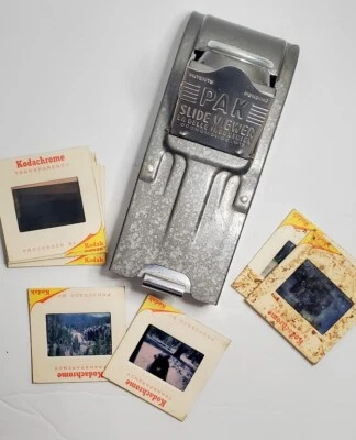 Visor de diapositivas de fotos PAK La Belle Industries de colección ¡Incluye diapositivas Kodak 1967! Foto 1 de 4