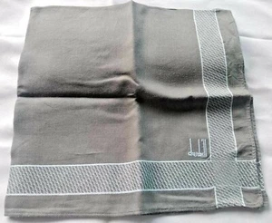 PAÑUELO HOMBRE ALGODÓN VINTAGE ARTE GRIS PAÑUELO BOLSILLO CUADRADO 20" - Imagen 1 de 3