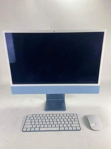 2021 Apple iMac 24" M1 3,2GHz 8GB RAM 256GB SSD Silber A2439 - Bild 1 von 24