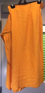 Handgefertigter Damenrock Größe mittlerer Gürtelschärpe lange Länge orange süßer Schnitt - Bild 1 von 8