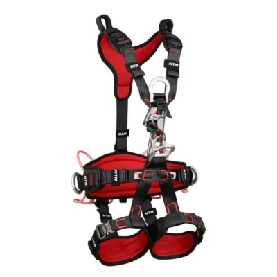 NTR Rope Access Full Body Harness Rescue Fall Arrest Caving Aid Climbing Rappelling