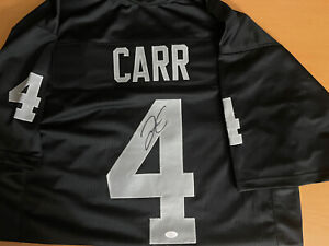Derek Carr Signed Autographed Oakland/Las Vegas Raiders XL Jersey with COA