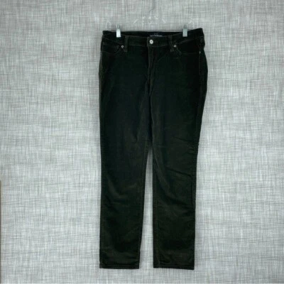 Lucky Brand Mujer Talla 8 Terciopelo Como Lolita Pantalones Ajustados Verde 2984 Foto 1 de 4