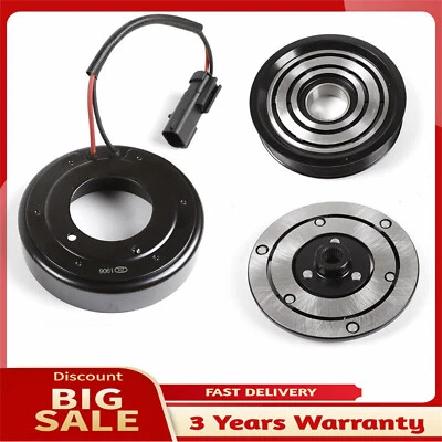 For 1996-2002 Dodge Ram 1500 AC A/C Compressor w/ Clutch Kit Pulley Coil Plate - Image 1 of 4